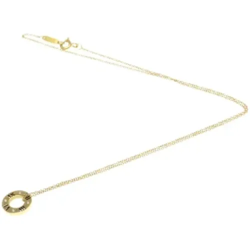 Pre-owned Jewellery, female, , Size: ONE SIZE Pre-owned Gold necklaces - Tiffany & Co. Pre-owned - Modalova