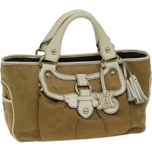 Pre-owned Handbags, female, , Size: ONE SIZE Pre-owned Canvas handbags - Celine Vintage - Modalova