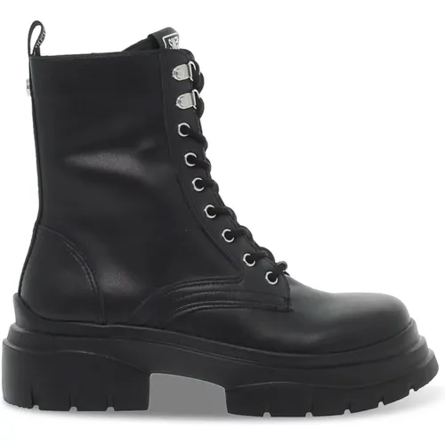 Low boot for Women in leather , female, Sizes: 4 1/2 UK, 5 1/2 UK - Steve Madden - Modalova