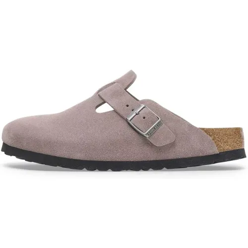 Mules, male, , Size: 4 US Faded Purple Narrow Fit Sandals - Birkenstock - Modalova