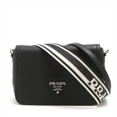 Pre-owned Cross Body Bags, female, , Size: ONE SIZE Pre-owned Leather handbags - Prada Vintage - Modalova