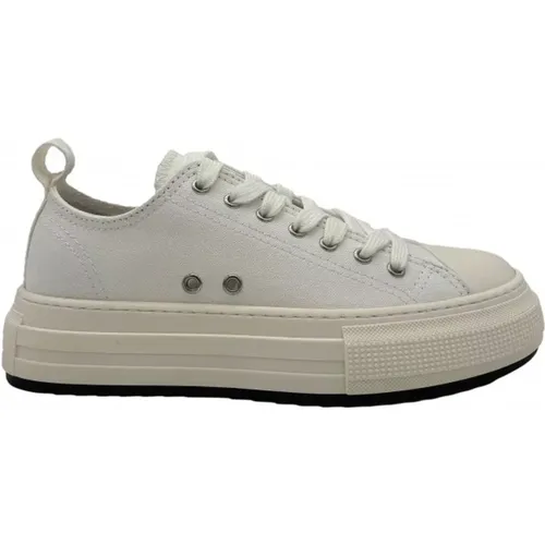 Weiße Berlin Canvas Tennis Sneakers - Dsquared2 - Modalova