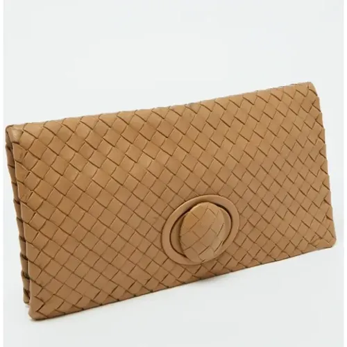 Pre-owned Clutches, female, , Size: ONE SIZE Pre-owned Leather clutches - Bottega Veneta Vintage - Modalova