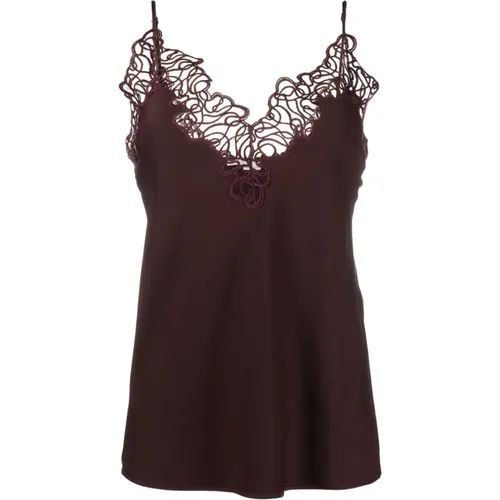 Spitzen-Cami-Top , Damen, Größe: S - Stella Mccartney - Modalova