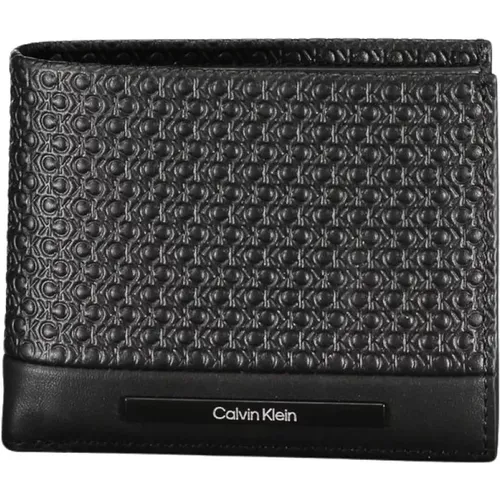 Wallets & Cardholders, male, , Size: ONE SIZE Leather Wallet - Calvin Klein - Modalova