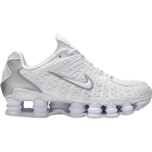 Limited Edition Metallic Silver Shox TL , male, Sizes: 6 UK, 2 UK, 1 1/2 UK, 12 UK, 8 1/2 UK, 11 1/2 UK, 14 1/2 UK, 10 1/2 UK, 2 1/2 UK, 6 1/2 UK, 7 U - Nike - Modalova