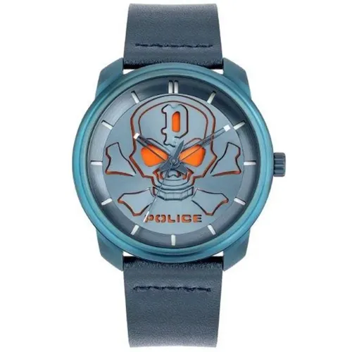 Blaue Herrenmode Uhr Police - Police - Modalova