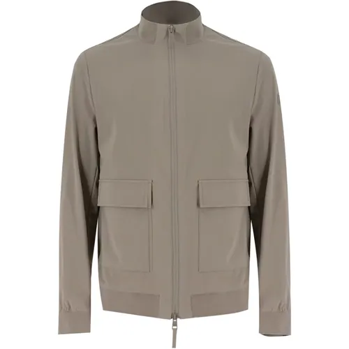 Light Jackets, male, , Size: L Technical Stretch Fabric Jacket - Duno - Modalova