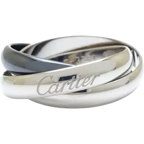 Pre-owned White Gold rings , female, Sizes: ONE SIZE - Cartier Vintage - Modalova