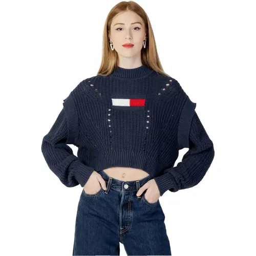 Pullover , Damen, Größe: M - Tommy Jeans - Modalova