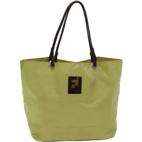 Pre-owned Tote Bags, female, , Size: ONE SIZE Pre-owned Nylon fendi-bags - Fendi Vintage - Modalova