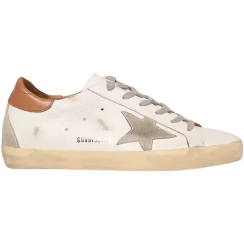 Leder Super-Star Sneakers , Damen, Größe: 38 EU - Golden Goose - Modalova