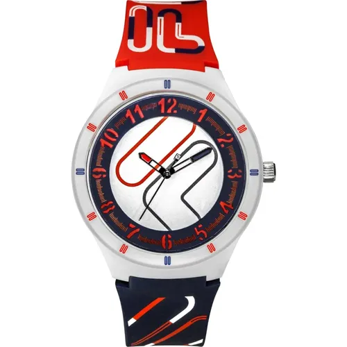 Watches, unisex, , Size: ONE SIZE Unisex Adult Watch style 44 mm Silicone Strap 38-324 - Fila - Modalova