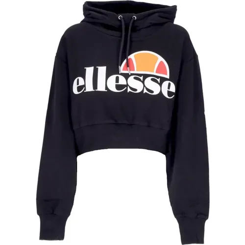 Cropped Lightweight Hoodie , female, Sizes: S, XS - Ellesse - Modalova