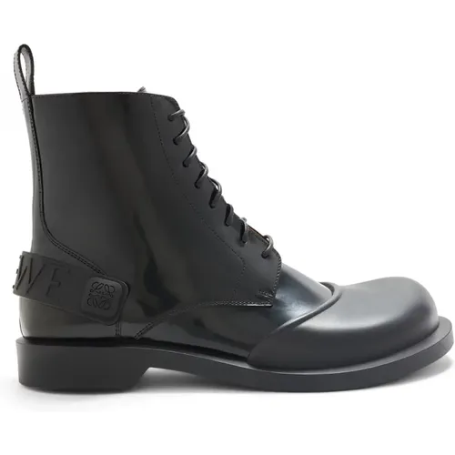 Leather Lace-Up Boots, Made in Italy , male, Sizes: 8 UK, 7 UK, 9 UK, 11 UK, 6 UK - Loewe - Modalova