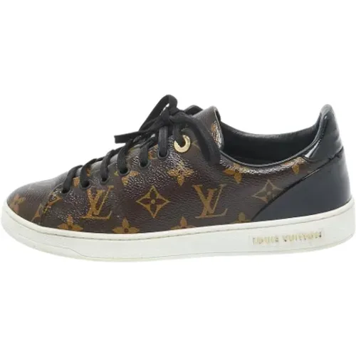 Pre-owned Sneakers, female, , Size: 7 1/2 US Pre-owned Leather sneakers - Louis Vuitton Vintage - Modalova