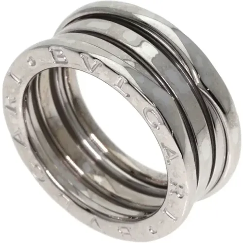 Pre-owned Jewellery, female, , Size: ONE SIZE Pre-owned White Gold rings - Bvlgari Vintage - Modalova