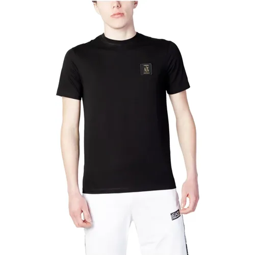 Short Sleeve Cotton T-Shirt , male, Sizes: S, XS - Armani Exchange - Modalova