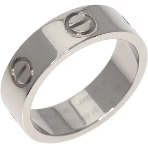 Pre-owned White Gold rings , female, Sizes: ONE SIZE - Cartier Vintage - Modalova