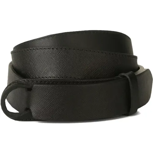 Belts, male, , Size: ONE SIZE No Buckle Saffiano Belt - Orciani - Modalova