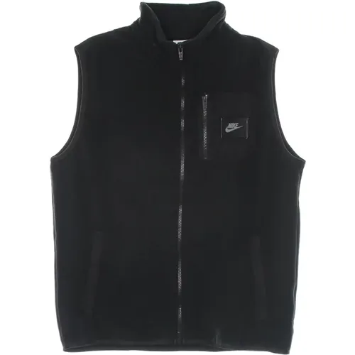 Vests, male, , Size: XL Sleeveless Polar Fleece Vest - Nike - Modalova