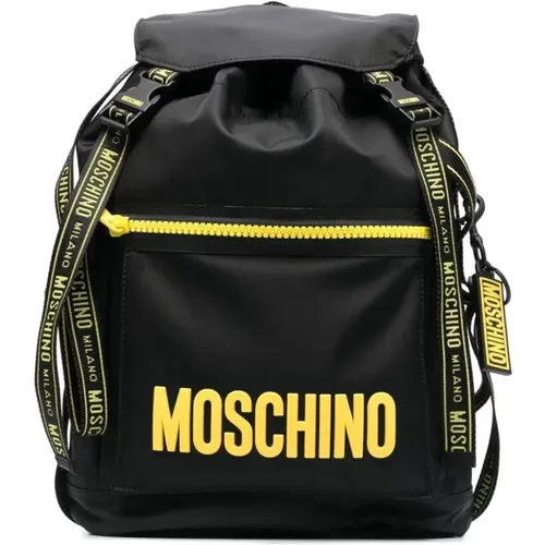 Backpacks, unisex, , Size: ONE SIZE Logo Print Backpack - Moschino - Modalova