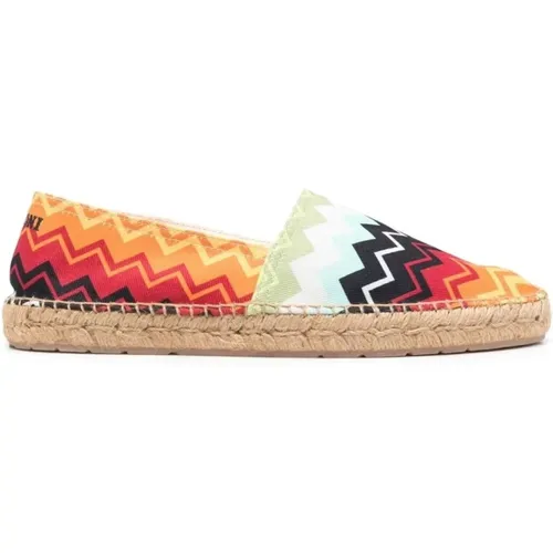 Espadrilles, male, , Size: 9 US Shoes - Missoni - Modalova