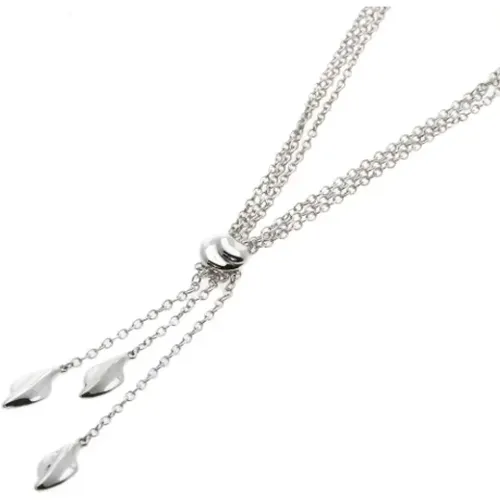 Pre-owned Jewellery, female, , Size: ONE SIZE Pre-owned Silver necklaces - Tiffany & Co. Pre-owned - Modalova