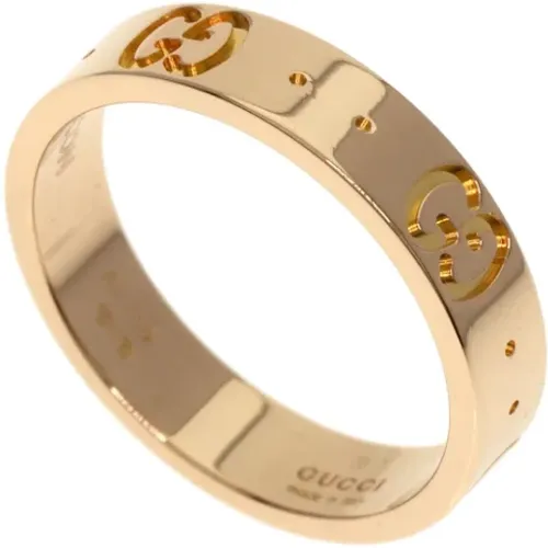 Pre-owned Rose Gold rings , female, Sizes: ONE SIZE - Gucci Vintage - Modalova