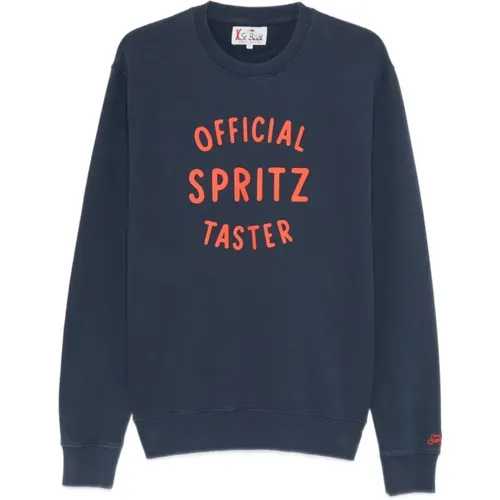 Sweatshirts, male, , Size: S Soho Sweatshirt - MC2 Saint Barth - Modalova