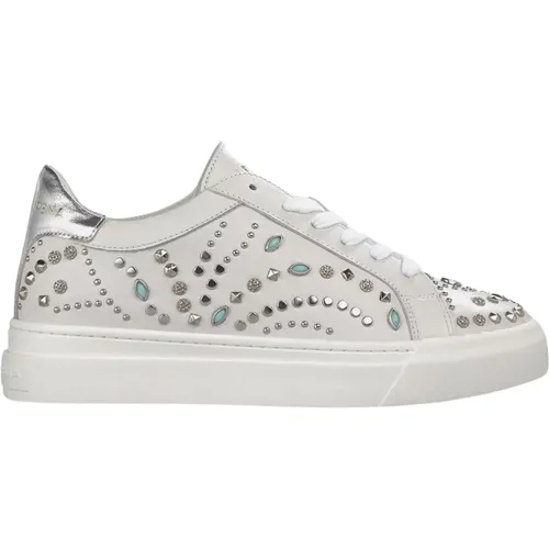 Studded Leather Sneaker , female, Sizes: 5 UK, 6 UK, 8 UK, 7 UK, 4 UK - Alma en Pena - Modalova