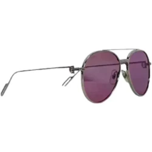 Pre-owned Accessories, female, , Size: ONE SIZE Pre-owned Metal sunglasses - Cartier Vintage - Modalova