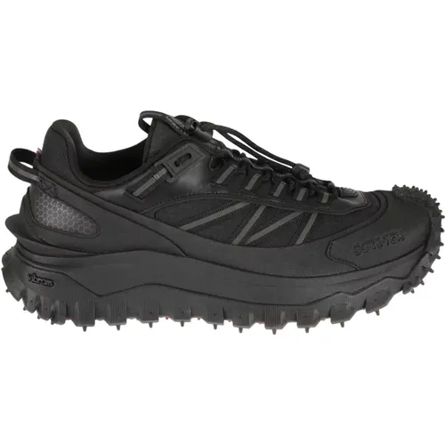 Schwarze Trailgrip GTX Low Top Sneakers , Herren, Größe: 39 1/2 EU - Moncler - Modalova