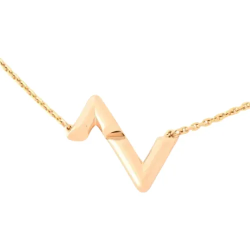 Pre-owned Metal necklaces , female, Sizes: ONE SIZE - Louis Vuitton Vintage - Modalova