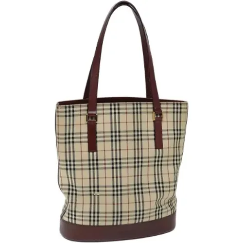 Pre-owned Tote Bags, female, , Size: ONE SIZE Pre-owned Canvas totes - Burberry Vintage - Modalova