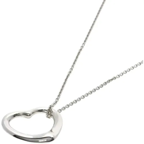 Pre-owned Jewellery, female, , Size: ONE SIZE Pre-owned Silver necklaces - Tiffany & Co. Pre-owned - Modalova