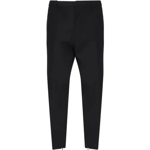 Schwarze Tapered Leg Crop Hose , Herren, Größe: M - Dsquared2 - Modalova