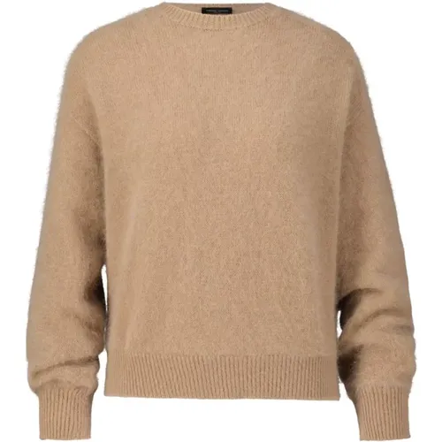 Angora-Mix Strickpullover , Damen, Größe: M - Roberto Collina - Modalova