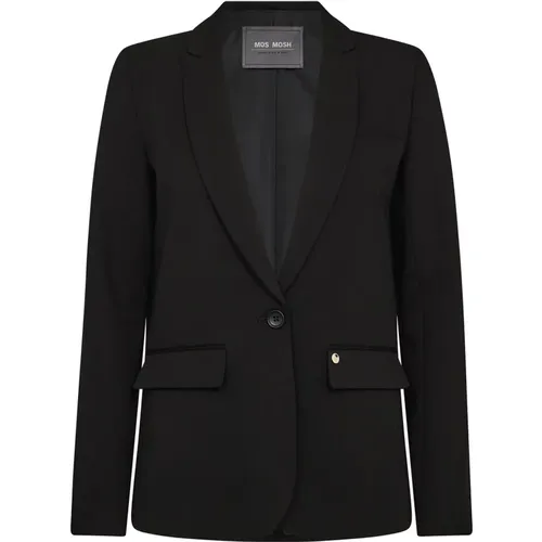 Klassischer Vienna Blazer in Schwarz , Damen, Größe: S - MOS MOSH - Modalova