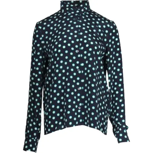 Pre-owned Shirts & Blouses, female, , Size: L Pre-owned Silk tops - Miu Miu Pre-owned - Modalova