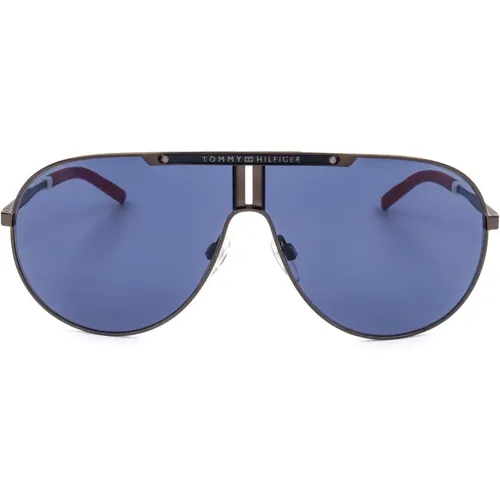 Sunglasses, male, , Size: ONE SIZE Metal Sunglasses - Tommy Hilfiger - Modalova