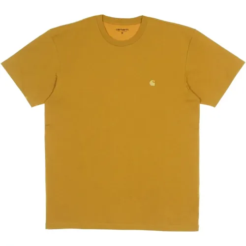 Herren Chase T-Shirt Helios/Gold - Carhartt WIP - Modalova