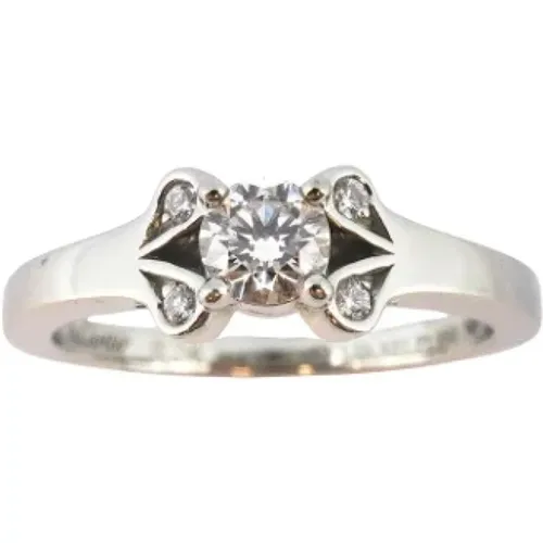 Pre-owned Platinum rings , female, Sizes: ONE SIZE - Cartier Vintage - Modalova