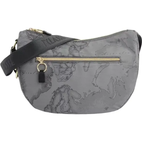 Grey Social Soft Shoulder Bag , female, Sizes: ONE SIZE - Alviero Martini 1a Classe - Modalova