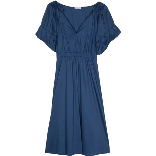 Blaues Malibu Kleid,Elegantes Schwarzes Kleid K103 NERO,Weißes Optisches Kleid - PATRIZIA PEPE - Modalova