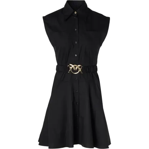 Schwarzes Kleid 103111-A1P4-Z99 , Damen, Größe: S - pinko - Modalova