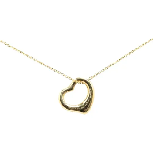 Pre-owned Gold necklaces , female, Sizes: ONE SIZE - Tiffany & Co. Pre-owned - Modalova