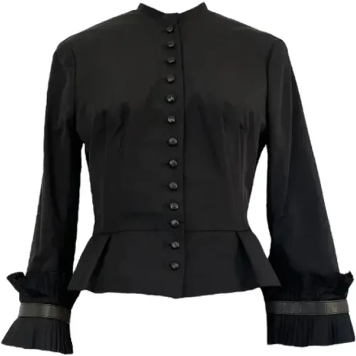 Pre-owned Shirts & Blouses, female, , Size: L Pre-owned Silk outerwear - Alexander McQueen Pre-owned - Modalova