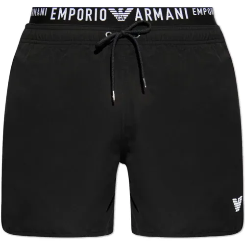 Swimming shorts , male, Sizes: S, M, L, XL - Emporio Armani - Modalova