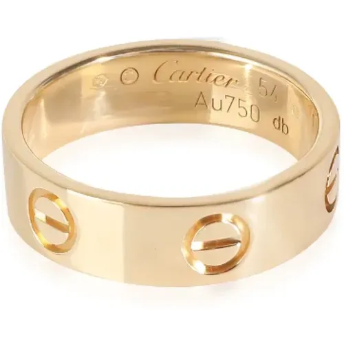 Pre-owned Gold rings , female, Sizes: ONE SIZE - Cartier Vintage - Modalova